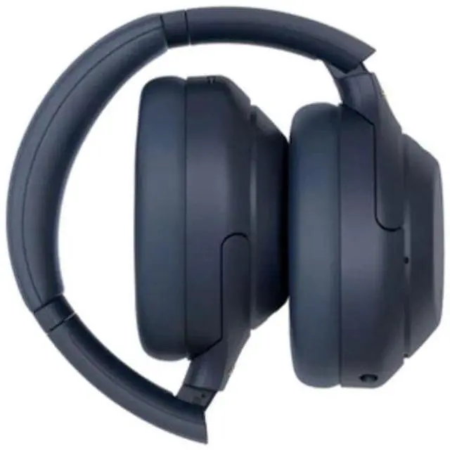 Alt view image 4 of 4 - Sony  WH-1000XM4 Wireless Noise Cancelling Headphones - Midnight Blue - Premium
