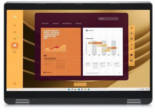 Alt view image 5 of 7 - Dell Latitude 13 5350 2-in-1 Laptop 13.3" - Intel Core Ultra 5 135U 1.6GHz - 256GB - Titan Gray Satin - 16GB RAM - 13.3 Inch - Premium