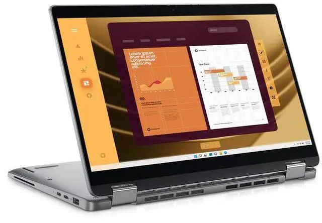 Alt view image 6 of 7 - Dell Latitude 13 5350 2-in-1 Laptop 13.3" - Intel Core Ultra 5 135U 1.6GHz - 256GB - Titan Gray Satin - 16GB RAM - 13.3 Inch - Premium