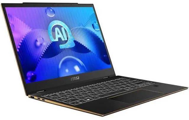 Alt view image 2 of 4 - MSI Summit E13 AI Evo Laptop 13.3" - Intel Core Ultra 7 155H 2.5GHz - 1TB - Black - 16GB RAM - 13.3 Inch - Excellent (Grade A)