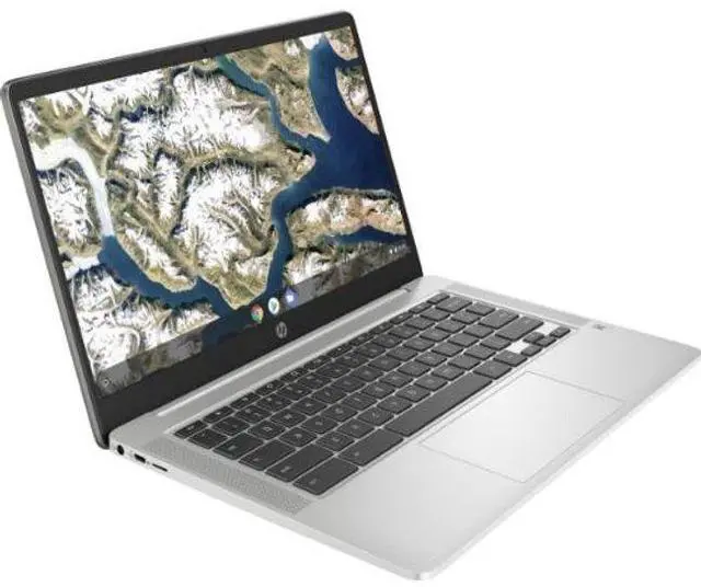 Alt view image 3 of 4 - HP 14a-na0031wm Chromebook 14" - Intel Pentium Silver N5000 1.1GHz - 64GB - Silver - 4GB RAM - Excellent (Grade A)