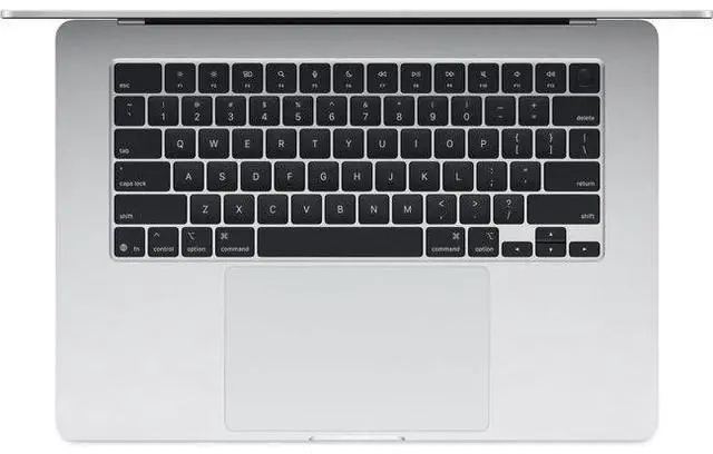 Alt view image 2 of 4 - Apple MacBook Air (2025) 15.3-inch - Apple M4 Chip: 10-Core CPU/10-Core GPU - 256GB - Silver - 16GB RAM - 15.3 Inch - Premium