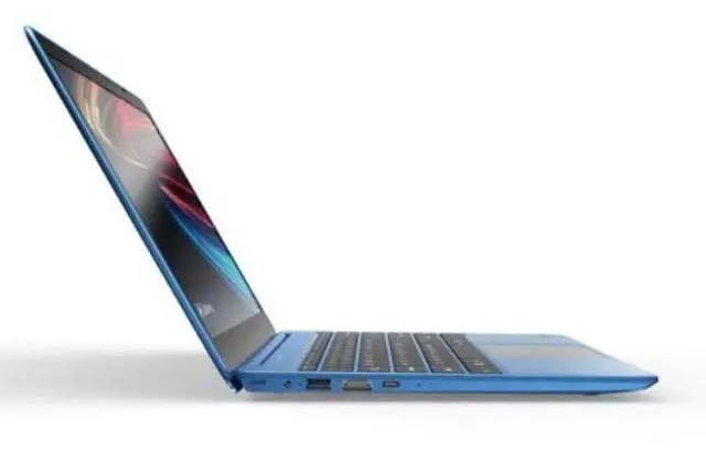 Alt view image 3 of 4 - Gateway GWTN141 FHD Ultra Slim Notebook - Intel Celeron® N3350 1.1GHz - 64GB - Blue - 4GB RAM - 14.1 Inch - Acceptable (Grade C)