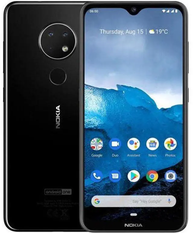Main image of Nokia  6.2 - 64GB - Ceramic Black - Single Sim - 3GB RAM - Verizon Locked - Good (Grade B)