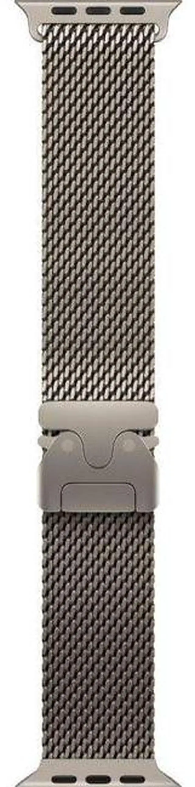 Alt view image 3 of 3 - Apple  Watch Ultra 2 - 64GB - 49mm - Titanium - Titanium - Natural - Titanium Milanese Loop Band - One Size - Textile - Premium