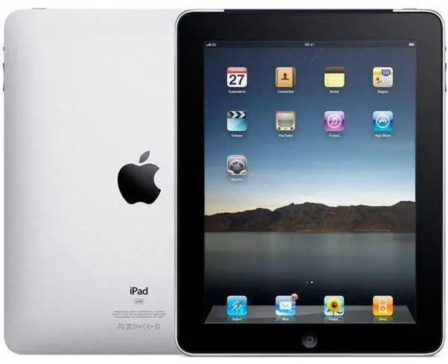 Main image of Apple iPad 9.7-inch  (2010) 1st Gen - 32GB - Silver - Cellular + WiFi - 9.7 Inch - Excellent (Grade A)