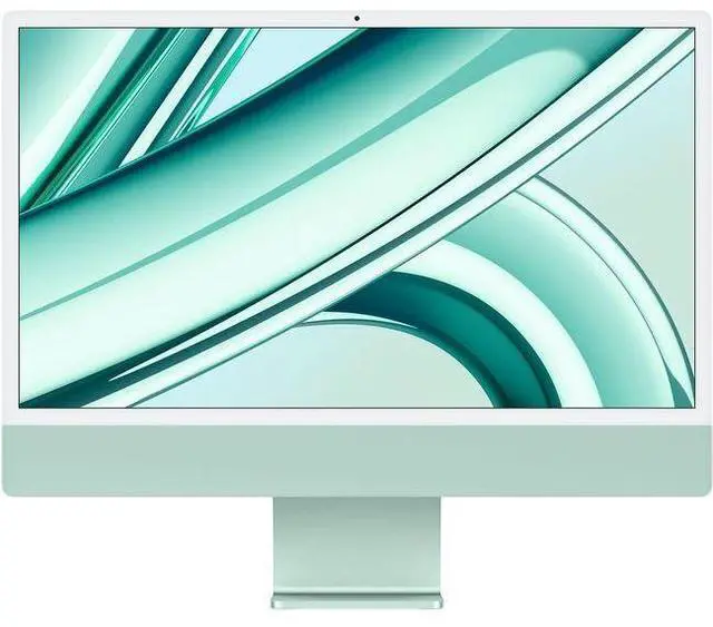 Apple iMac 2023 (Four ports) 24" - Apple M3 Chip: 8-Core CPU/10-Core GPU - 256GB - Green - 8GB RAM - 24 Inch - Excellent (Grade A)