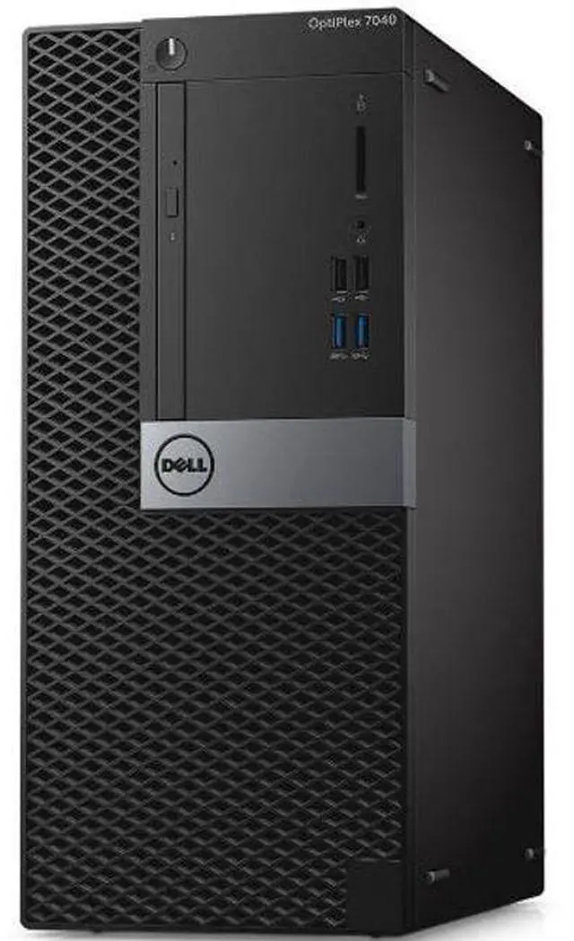 Alt view image 2 of 3 - Dell  Optiplex 7040 Tower i7-6700 3.4GHz - 256GB - Black - 16GB RAM - Excellent (Grade A)