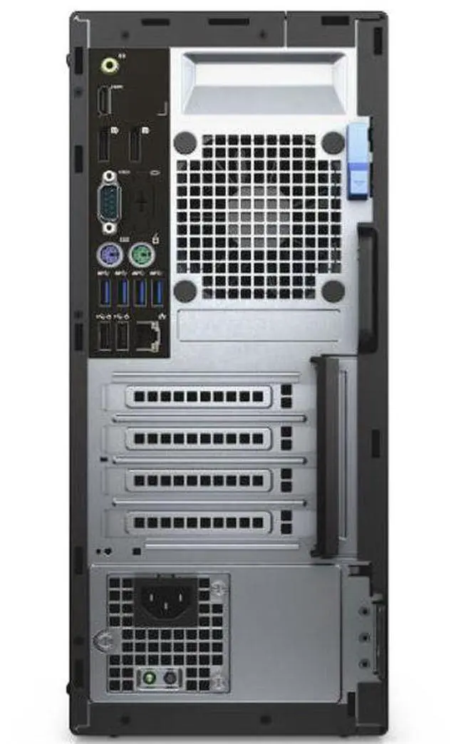 Alt view image 3 of 3 - Dell  Optiplex 7040 Tower i7-6700 3.4GHz - 256GB - Black - 16GB RAM - Excellent (Grade A)