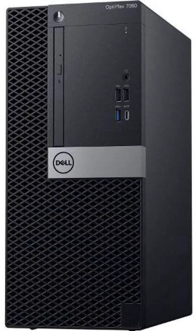 Alt view image 3 of 4 - Dell  Optiplex 7060 Tower - Intel Core i5-8500 3.0GHz - 512GB - Black - 16GB RAM - Excellent (Grade A)