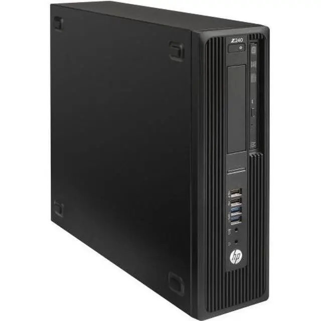 Alt view image 2 of 4 - HP  Z240 SFF Workstation - Intel Core i7-6700 3.4GHz - 512GB - Black - 16GB RAM - Excellent (Grade A)