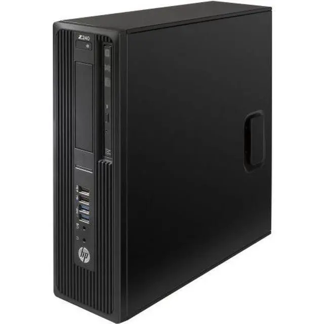 Alt view image 3 of 4 - HP  Z240 SFF Workstation - Intel Core i7-6700 3.4GHz - 512GB - Black - 16GB RAM - Excellent (Grade A)