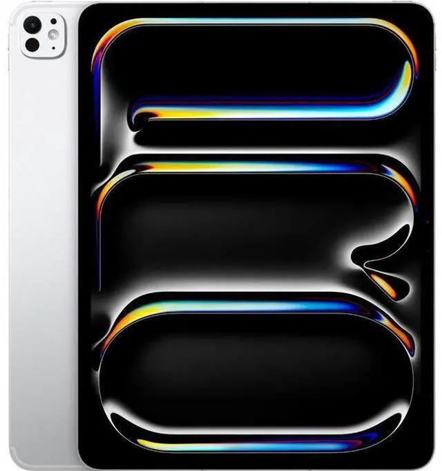 Main image of Apple iPad Pro M4 (2024) - 256GB - Silver - Cellular + WiFi - 13 Inch - Standard display - Good (Grade B)