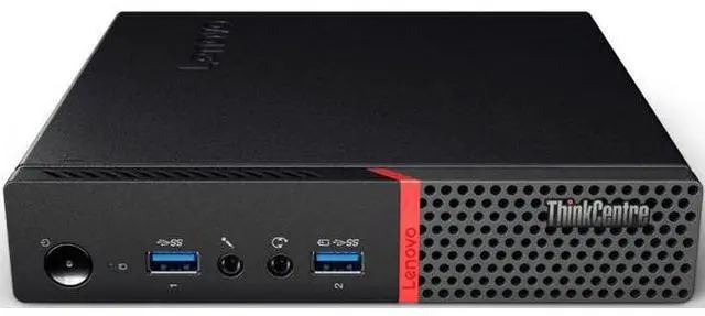 Alt view image 2 of 3 - Lenovo  ThinkCentre M900 Tiny Desktop - Intel Core i7-6700T 2.80GHz - 512GB - Black - 16GB RAM - Excellent (Grade A)