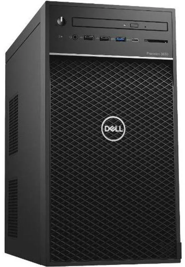 Alt view image 2 of 4 - Dell  Precision 3630 Tower Desktop - Intel Core i7-8700 3.2GHz - 1TB - Black - 32GB RAM - Excellent (Grade A)