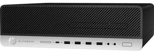 Alt view image 2 of 4 - HP  EliteDesk 800 G5 SFF - Intel Core i7-9700 3.0GHz - 512GB - Black - 16GB RAM - Excellent (Grade A)