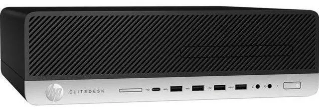 Alt view image 3 of 4 - HP  EliteDesk 800 G5 SFF - Intel Core i7-9700 3.0GHz - 512GB - Black - 16GB RAM - Excellent (Grade A)
