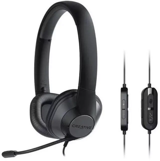 Alt view image 3 of 4 - Creative  HS-720 V2 Noise-Cancelling USB Headset - Black - Excellent (Grade A)