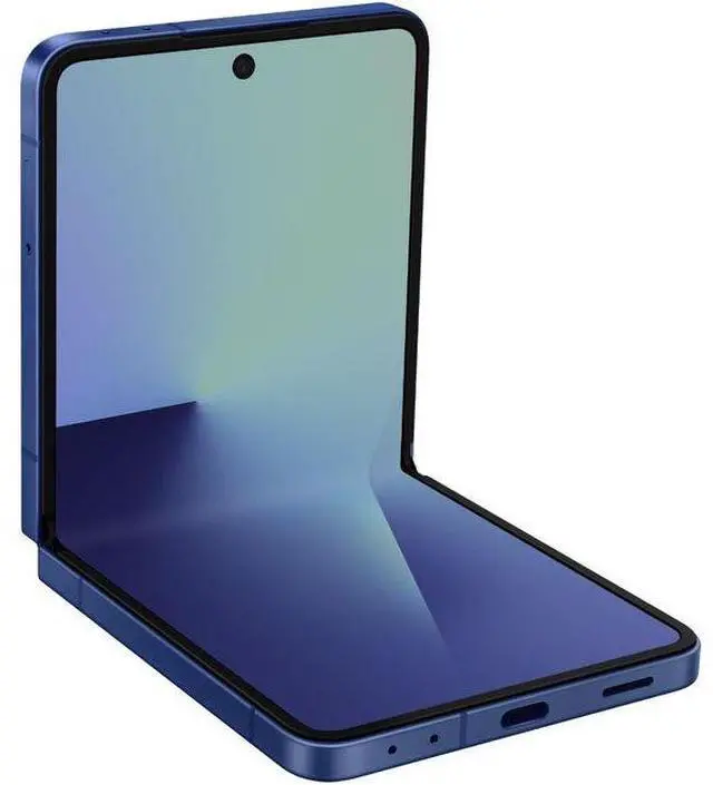 Alt view image 2 of 7 - Samsung Galaxy Z Flip7 - 256GB - Blue Shadow - Verizon Locked - Excellent (Grade A)