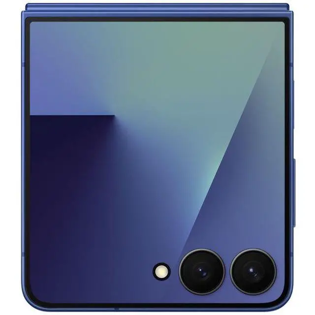 Alt view image 7 of 7 - Samsung Galaxy Z Flip7 - 256GB - Blue Shadow - Verizon Locked - Excellent (Grade A)