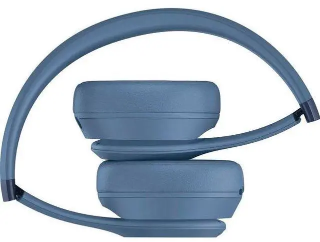 Alt view image 5 of 6 - Beats by Dre  Solo 4 Bluetooth Wireless On-Ear Headphones - Slate Blue - Premium