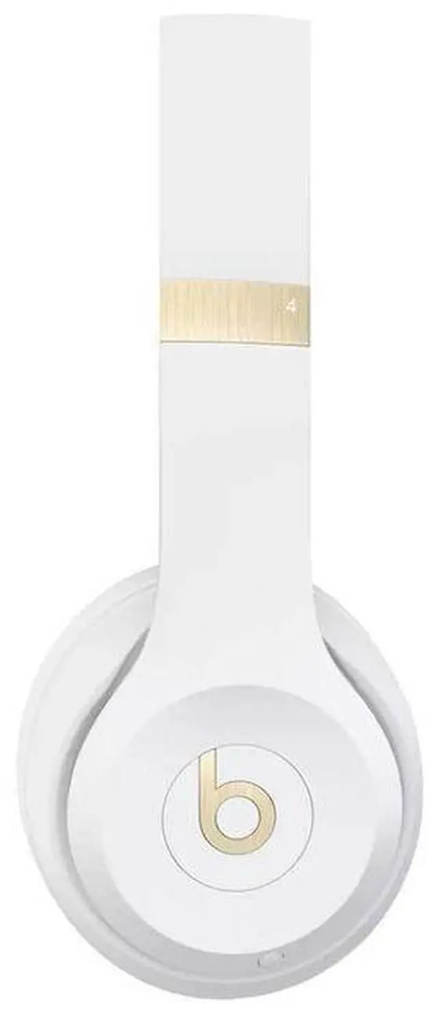 Alt view image 3 of 5 - Beats by Dre  Solo 4 Bluetooth Wireless On-Ear Headphones - Warm White - Good (Grade B)