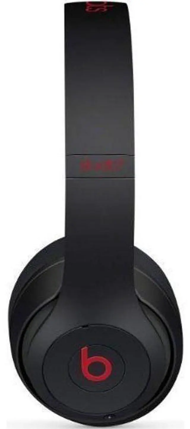 Alt view image 2 of 4 - Beats by Dre  Beats Studio3 Wireless OverEar Headphones - Defiant Black-Red - Excellent (Grade A)