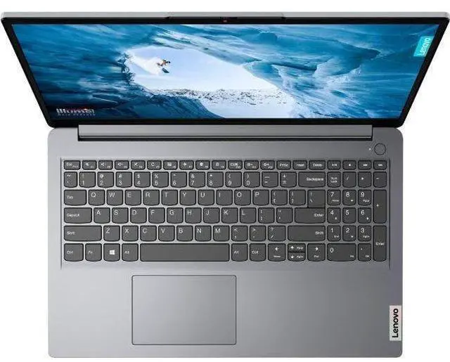 Alt view image 2 of 5 - Lenovo IdeaPad 1 15IJL7 Laptop 15.6" - Intel Pentium Silver N6000 1.1GHz - 128GB - Cloud Grey - 4GB RAM - 15.6 Inch - Excellent (Grade A)
