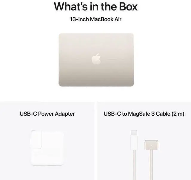 Alt view image 4 of 5 - Apple MacBook Air (2025) 13.6-inch - Apple M4 Chip: 10-Core CPU/10-Core GPU - 512GB - Starlight - 16GB RAM - 13.6 Inch - Excellent (Grade A)