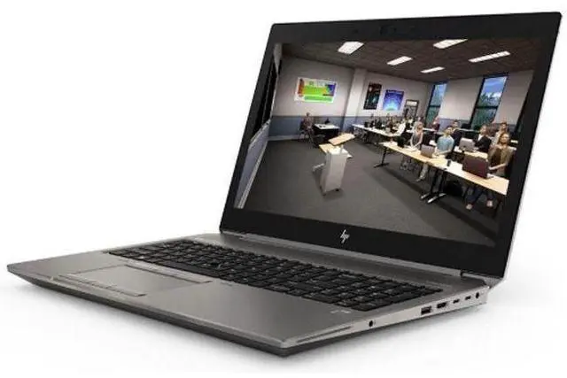 Alt view image 3 of 4 - HP ZBook 15 G6 Mobile Workstation Laptop 15.6" - Intel Core i7-8850H 2.6GHz - 256GB - Gray - 32GB RAM - 15.6 Inch - Excellent (Grade A)