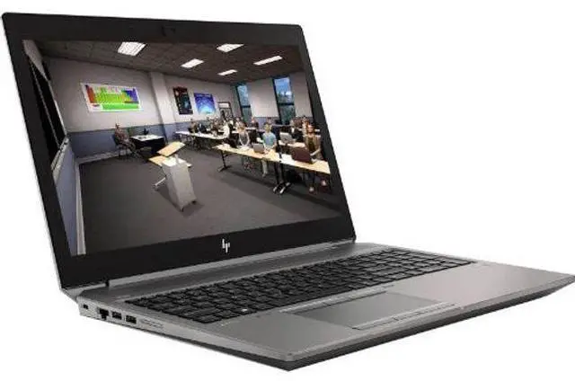 Alt view image 2 of 4 - HP ZBook 15 G6 Mobile Workstation Laptop 15.6" - Intel Core i7-8850H 2.6GHz - 256GB - Gray - 32GB RAM - 15.6 Inch - Excellent (Grade A)