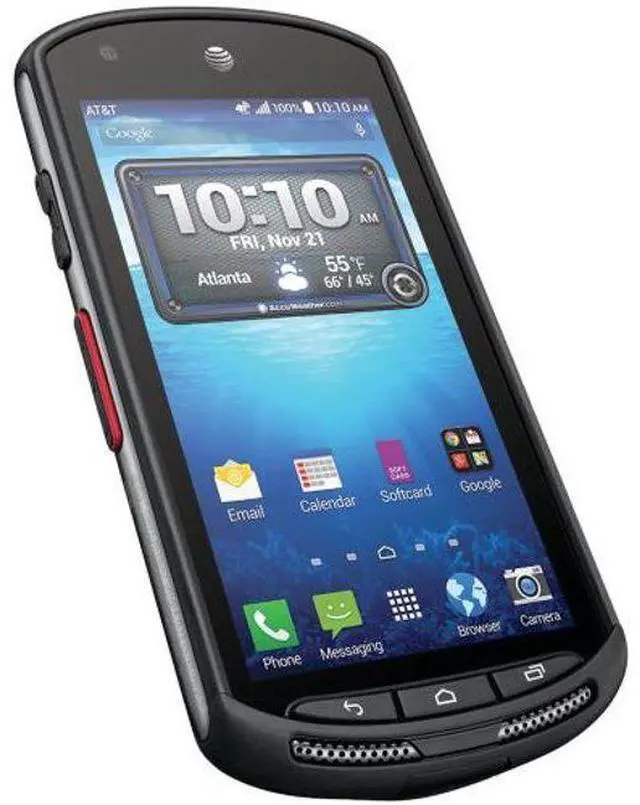 Alt view image 5 of 5 - Kyocera  DuraForce - 16GB - Black - 2GB RAM - Fully Unlocked - Excellent (Grade A)