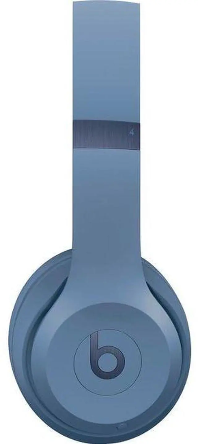 Alt view image 4 of 6 - Beats by Dre  Solo 4 Bluetooth Wireless On-Ear Headphones - Slate Blue - Good (Grade B)