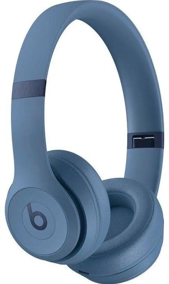 Alt view image 2 of 6 - Beats by Dre  Solo 4 Bluetooth Wireless On-Ear Headphones - Slate Blue - Good (Grade B)