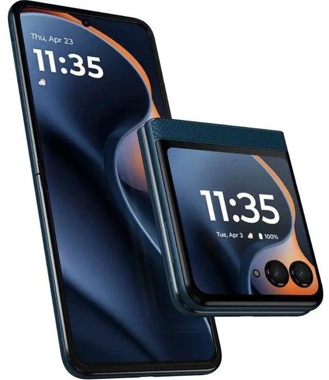 Main image of Motorola Razr (2025) - 256GB - Pantone Gibraltar Sea - Fully Unlocked - Excellent (Grade A)