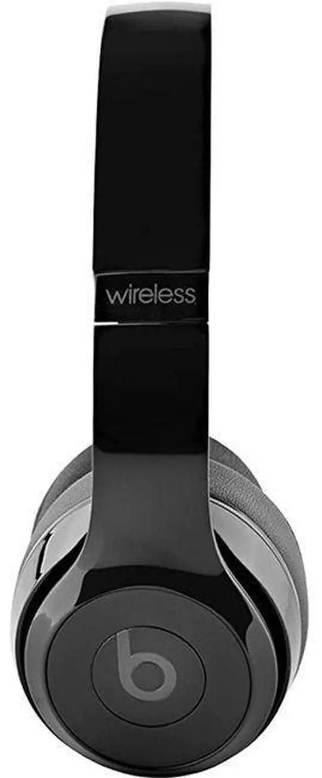 Alt view image 3 of 4 - Beats  Solo 3 Wireless Over The Ear Headphones - Gloss Black - Good (Grade B)