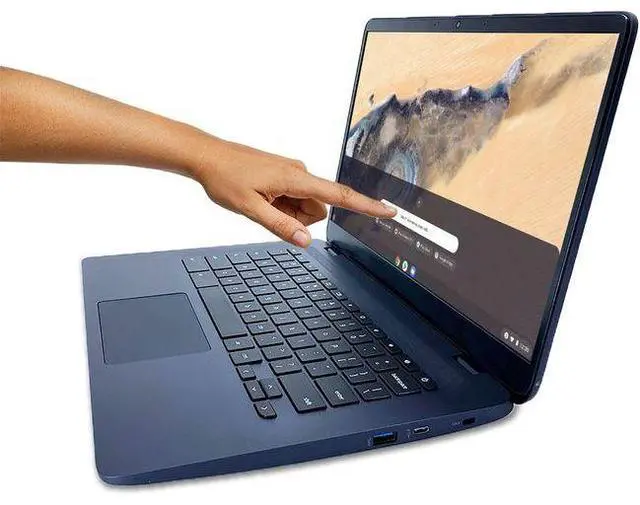 Alt view image 2 of 5 - CTL Chromebook NL81T Laptop 14" - Intel Pentium Silver N5030 1.1GHz - 64GB - Blue - 8GB RAM - 14 Inch - Good (Grade B)