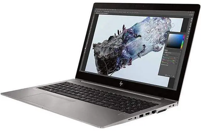 Alt view image 2 of 3 - HP ZBook 15u G6 Mobile Workstation Laptop 15.6" - Intel Core i7-8665U 1.9GHz - 512GB -  Ash Silver - 32GB RAM - 15.6 Inch - Excellent (Grade A)