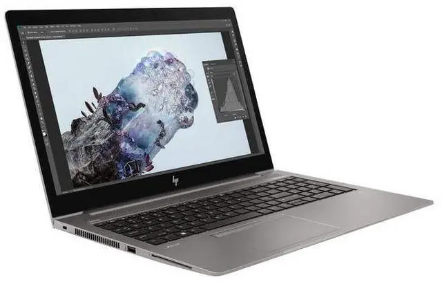 Alt view image 3 of 3 - HP ZBook 15u G6 Mobile Workstation Laptop 15.6" - Intel Core i7-8665U 1.9GHz - 512GB -  Ash Silver - 32GB RAM - 15.6 Inch - Excellent (Grade A)