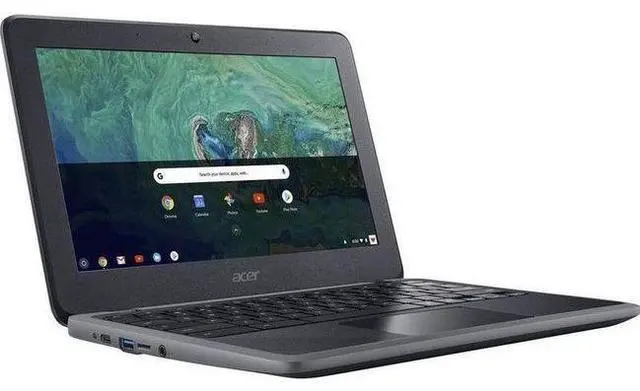 Alt view image 2 of 4 - Acer Chromebook 11 C732 Laptop 11.6" - Intel Celeron N3350 1.1GHz - 32GB - Black - 4GB RAM - Excellent (Grade A)