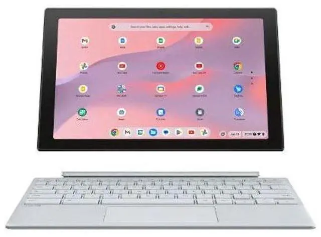 Alt view image 2 of 6 - Asus Chromebook CM30 Detachable CM3001 Laptop 10.5" - MediaTek Kompanio 520 2.0GHz - 128GB - Fog Silver - 8GB RAM - 10.5 Inch - Excellent (Grade A)
