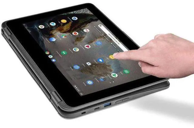 Alt view image 5 of 7 - CTL Chromebook NL71T 2-in-1 Laptop 11.6" - Intel Celeron N4120 1.1GHz - 32GB - Gray/Black - 4GB RAM - 11.6 Inch - Excellent (Grade A)