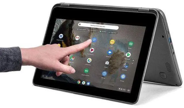 Alt view image 3 of 7 - CTL Chromebook NL71T 2-in-1 Laptop 11.6" - Intel Celeron N4120 1.1GHz - 32GB - Gray/Black - 4GB RAM - 11.6 Inch - Excellent (Grade A)