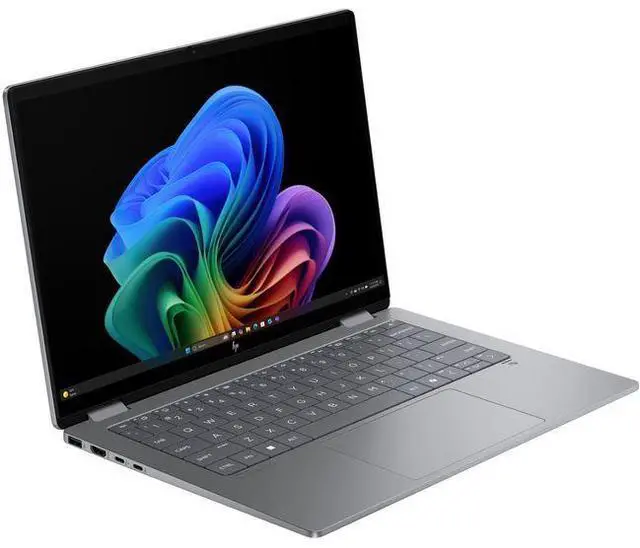 Alt view image 2 of 7 - HP OmniBook X Flip 14-fk0033dx Next Gen AI 2-in-1 Laptop 14" - AMD Ryzen Al 7 350 3.5GHz - 1TB - Meteor Silver - 24GB RAM - 14 Inch - Good (Grade B)