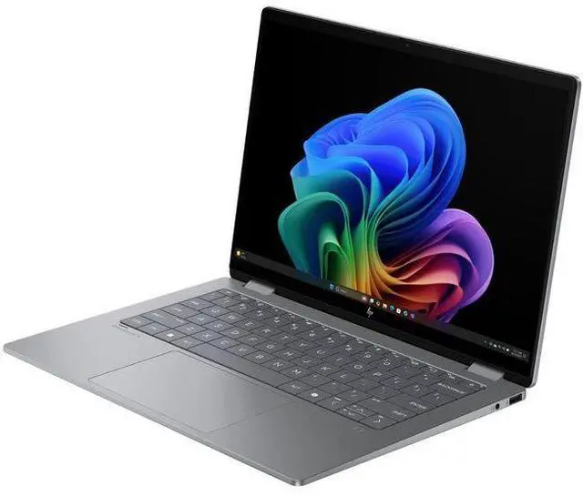 Alt view image 3 of 7 - HP OmniBook X Flip 14-fk0033dx Next Gen AI 2-in-1 Laptop 14" - AMD Ryzen Al 7 350 3.5GHz - 1TB - Meteor Silver - 24GB RAM - 14 Inch - Good (Grade B)