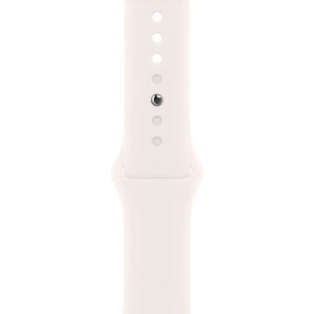 Alt view image 3 of 3 - Apple  Watch Series 10 - 64GB - Cellular + GPS - 46mm - Gold - Titanium - Light Blush - Sport Band - M/L Size - Rubber - Excellent (Grade A)