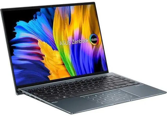 Alt view image 2 of 5 - Asus Zenbook 14X OLED UX5401ZA Laptop 14" - Intel Core i9-12900H 3.8GHz - 1TB - Gray - 32GB RAM - 14 Inch - Excellent (Grade A)