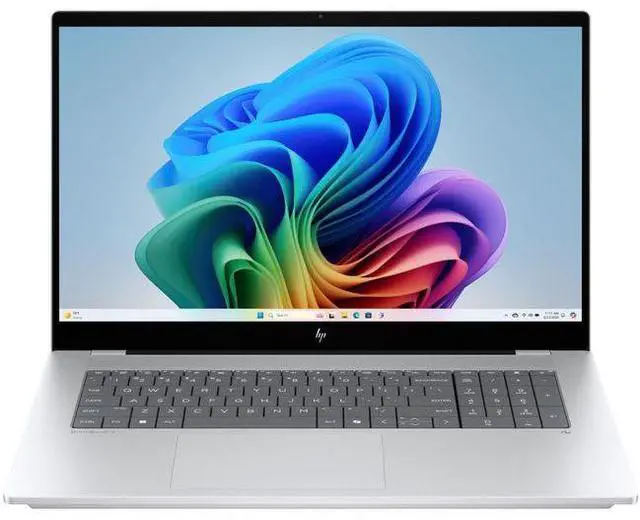 Main image of HP OmniBook X 17-dd0047nr Next Gen AI Laptop 17.3" - Intel Core Ultra 7 256V 2.2GHz - 512GB - Glacier Silver - 16GB RAM - 17.3 Inch - Excellent (Grade A)