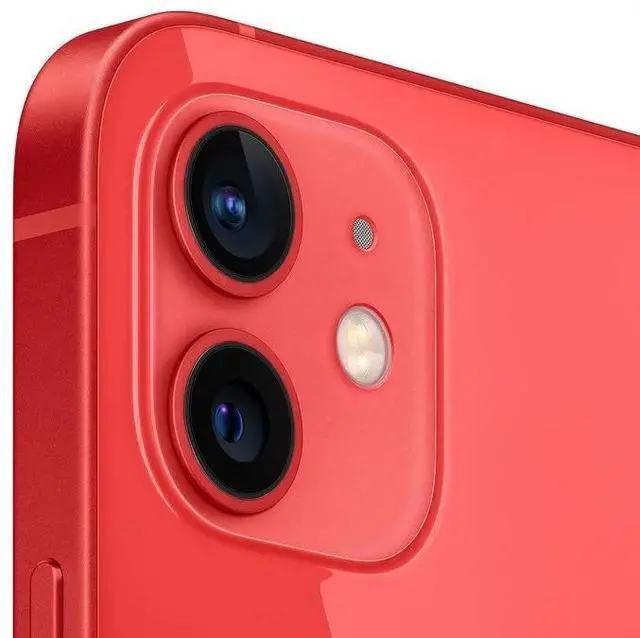 Alt view image 3 of 3 - Apple iPhone 12 - 256GB - Red - Fully Unlocked - Acceptable (Grade C)