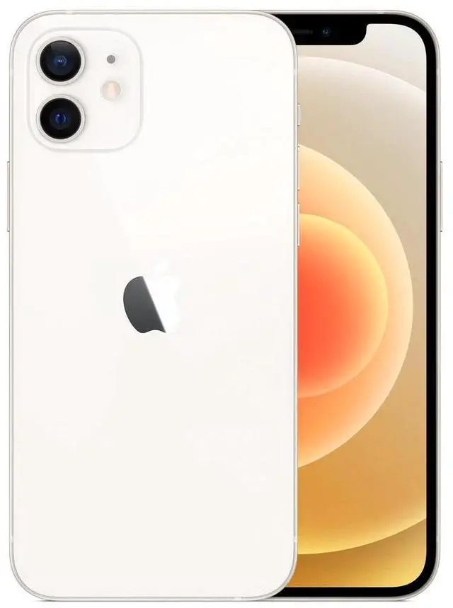 Alt view image 2 of 3 - Apple iPhone 12 - 64GB - White - Fully Unlocked - Good (Grade B)